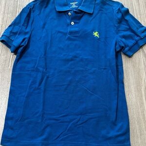 Y2K Express Royal Blue Polo Shirt with Embroidered Logo